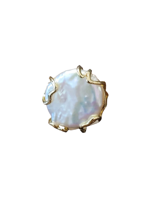 Estones ESR016-Nm Baroque pearl ring