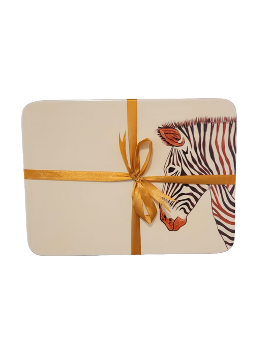 BR zebra rectangle table mats(set of 4)