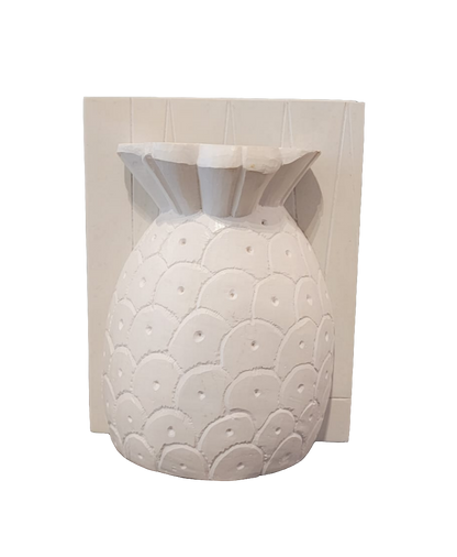 BR PINEAPPLE BOOKEND (SOAPSTONE)