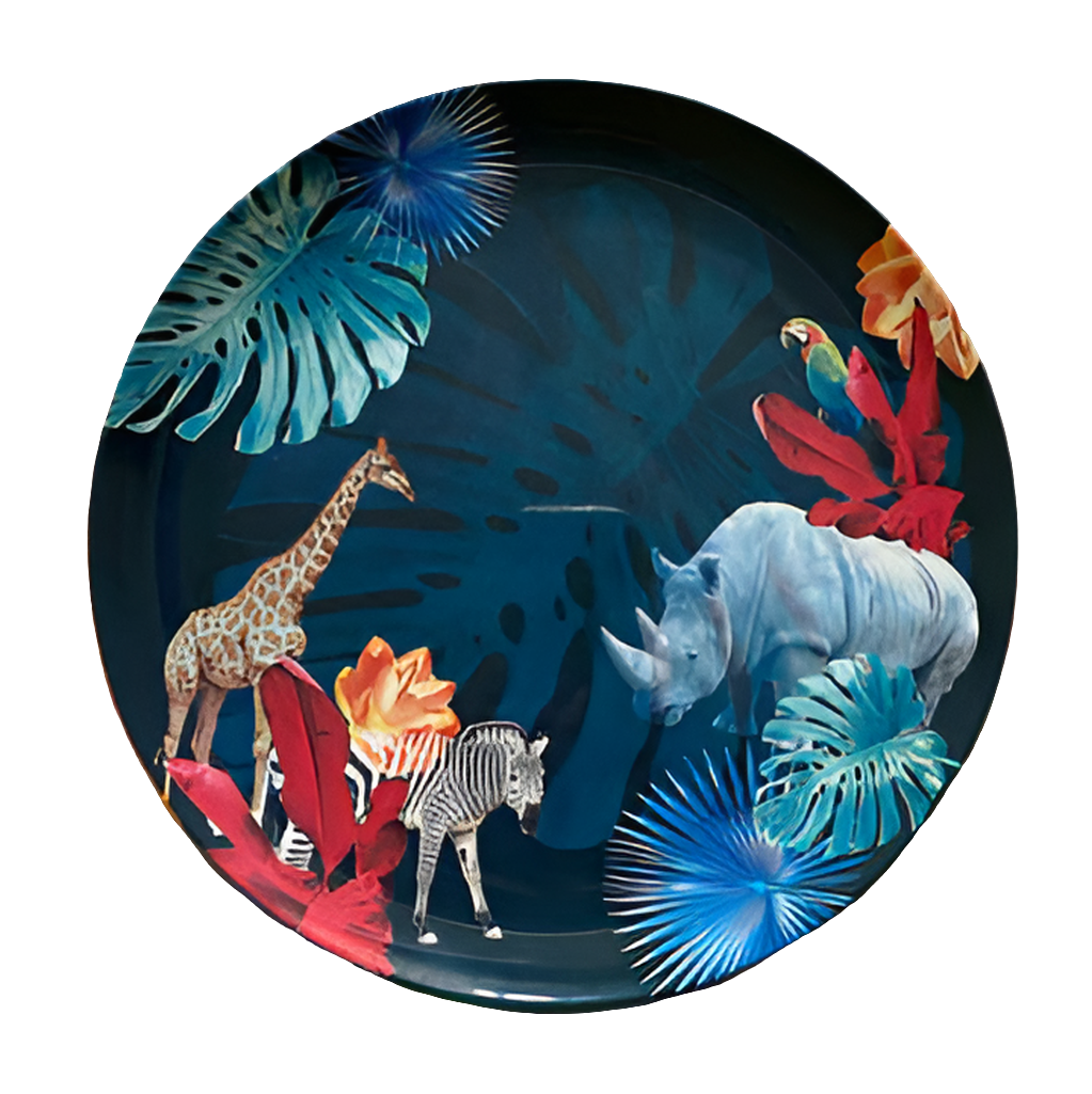 MIDNIGHT SAFARI PLATE S