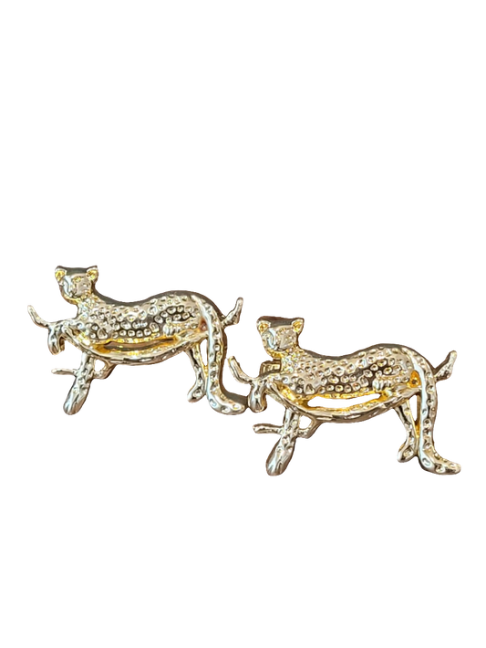 GOLD LEOPARD NAPKIN RING