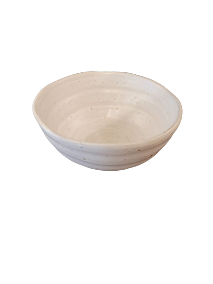 Br rustic cream bowl