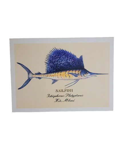 Sardine print cards