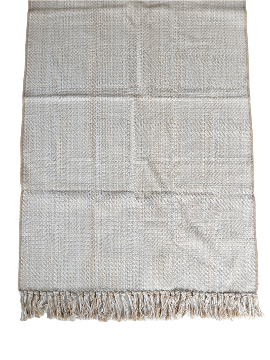 BR WOVEN RUG BEIGE 90*150