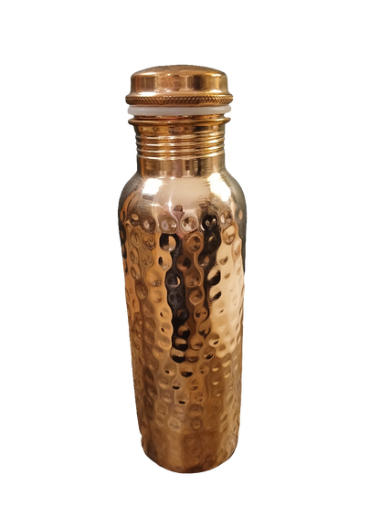 BR 100% PURE HAMMERED COPPER BOTTLE