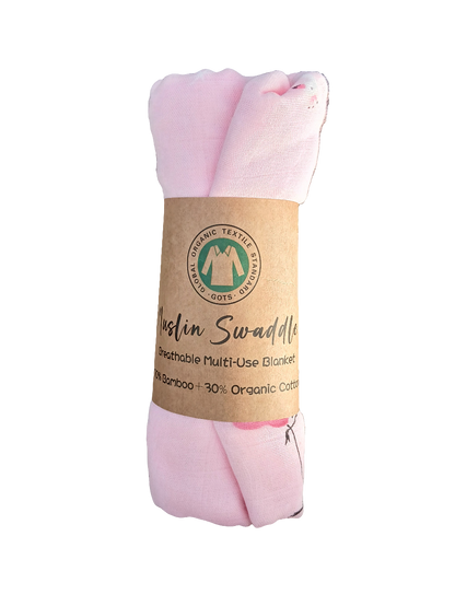 Organic baby swaddle