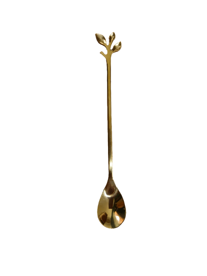 BR GOLD TEA SPOON (LONG)