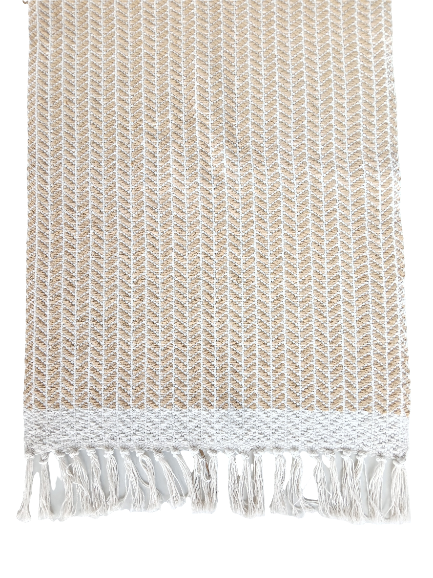 BR WOVEN RUG KHAKI 60*180