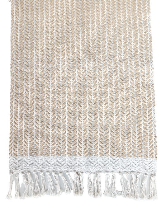 BR WOVEN RUG KHAKI 60*180