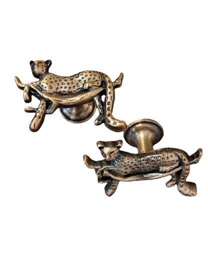 Leopard Bronze cabinet knob