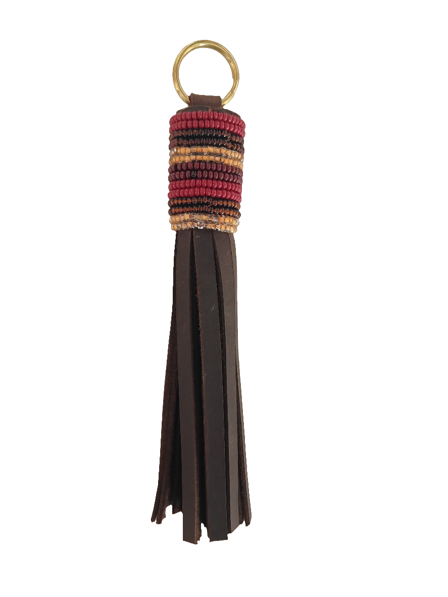 BR BEADED TASSEL KEYRINGS