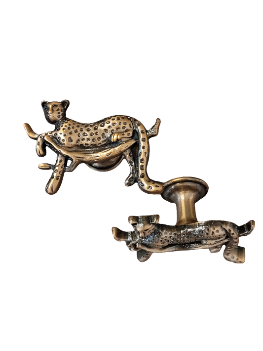 Leopard Bronze cabinet knob