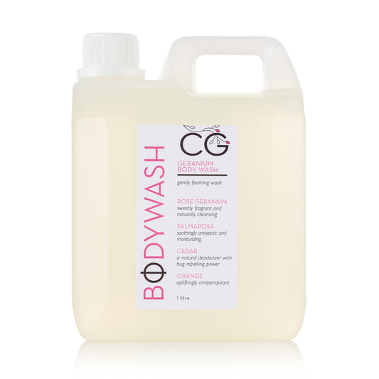 GERANIUM BODY WASH 1 LITRE