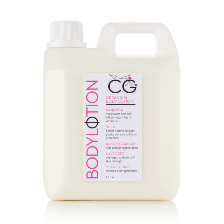 GERANIUM BODY LOTION 1 LITRE