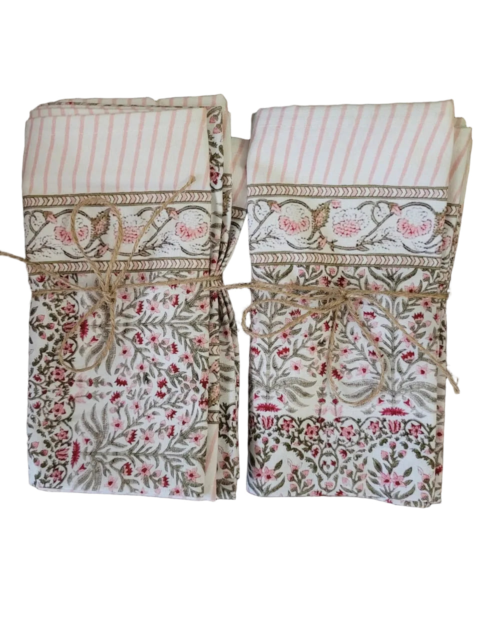 br pink floral napkin set of 4