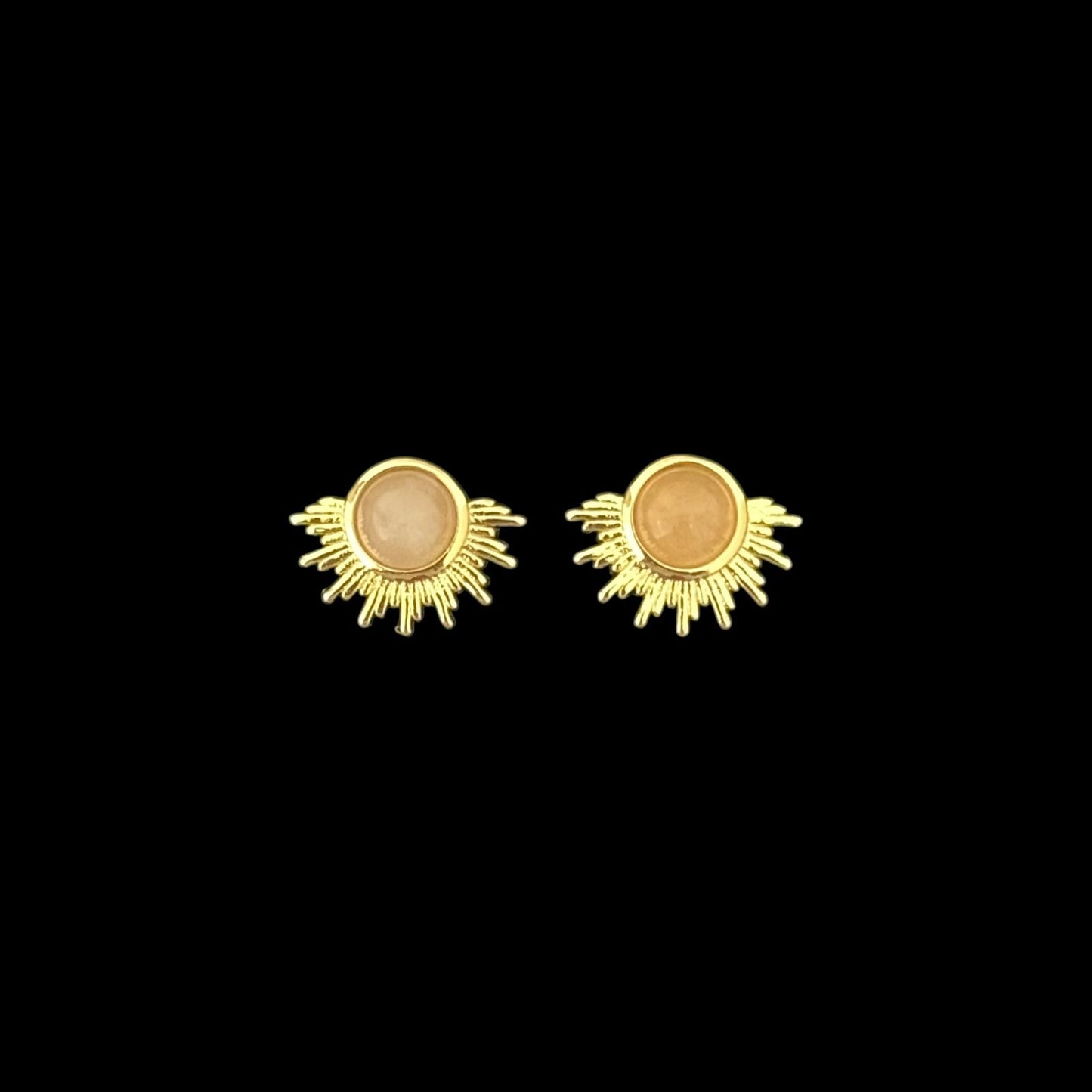 estones ese180 rose quartz earrings