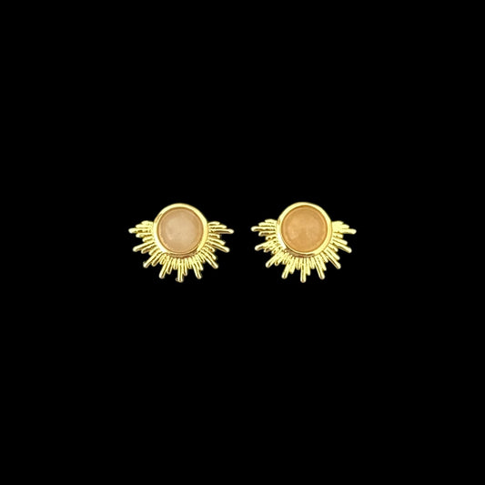 estones ese180 rose quartz earrings