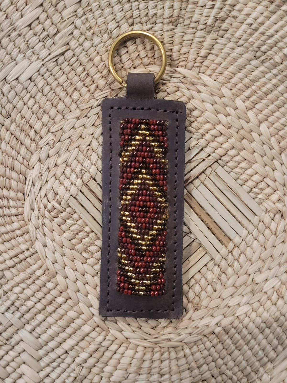 Beaded keyrings