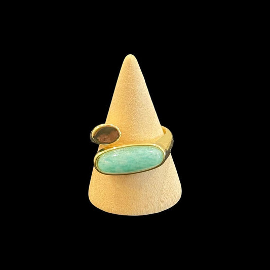 estones esr225 amazonite ring
