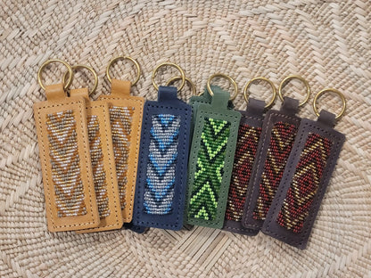 Beaded keyrings