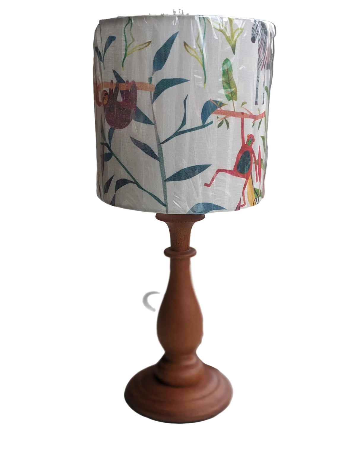 Small wooden lamp 25cm (without shade)