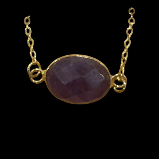 estones esc257 amethyst pendant