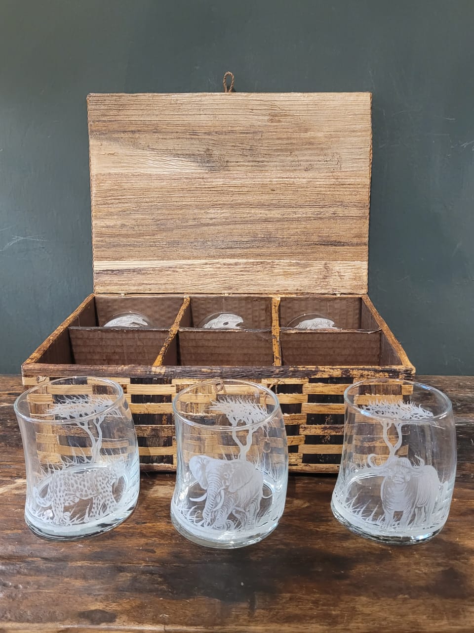 ZULEKHA SET OF 6 PENGUIN GLASSES