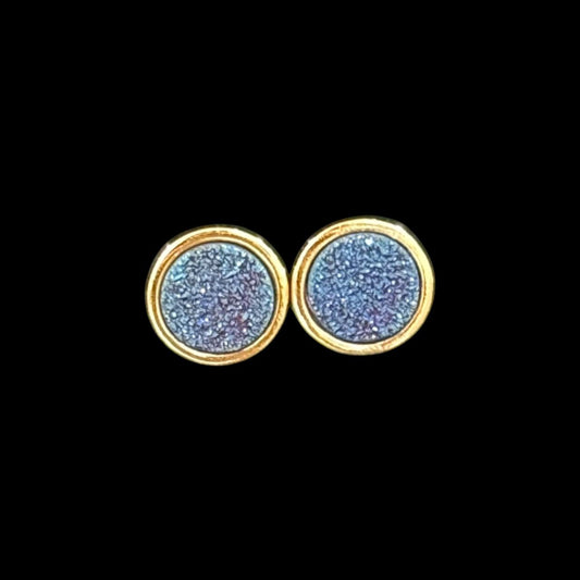 estones ese299 sugar druzy round earrings