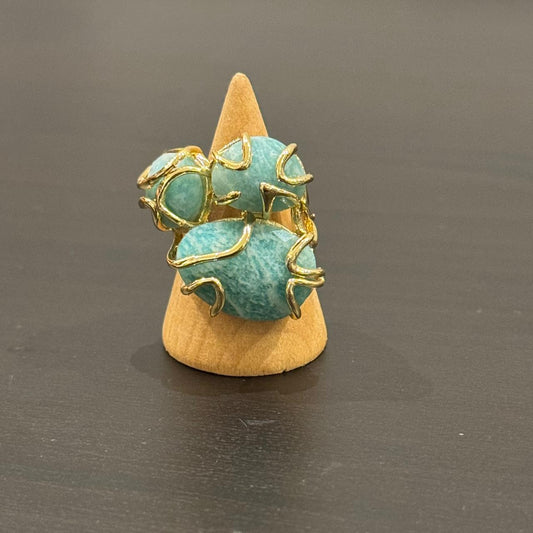 estones esr170 amazonite ring