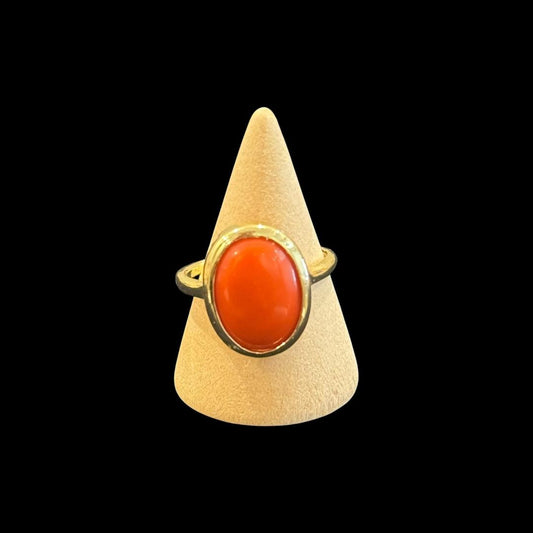 estones esr227 red coral ring