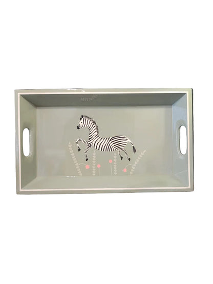 BR Leaping Zebra small tray
