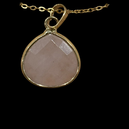 estones esc291 rose quartz pendant