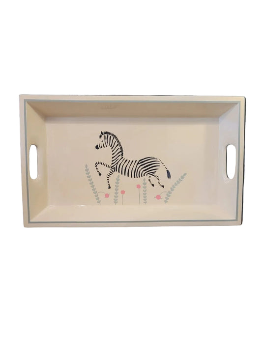 BR Leaping Zebra small tray