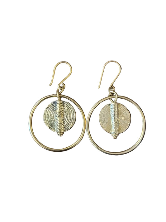 Cowrie shell earrings