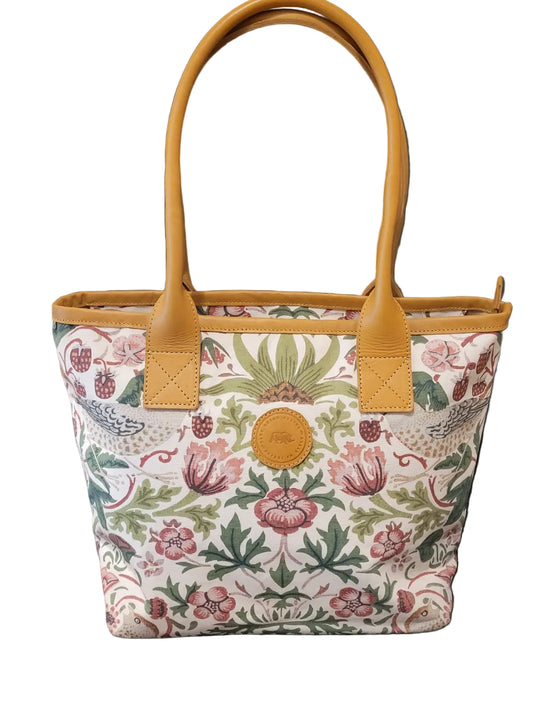 White bird garden tote bag