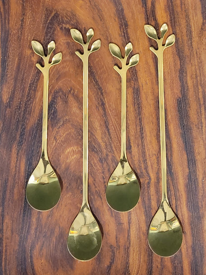 BR GOLD TEA SPOON (SMALL)