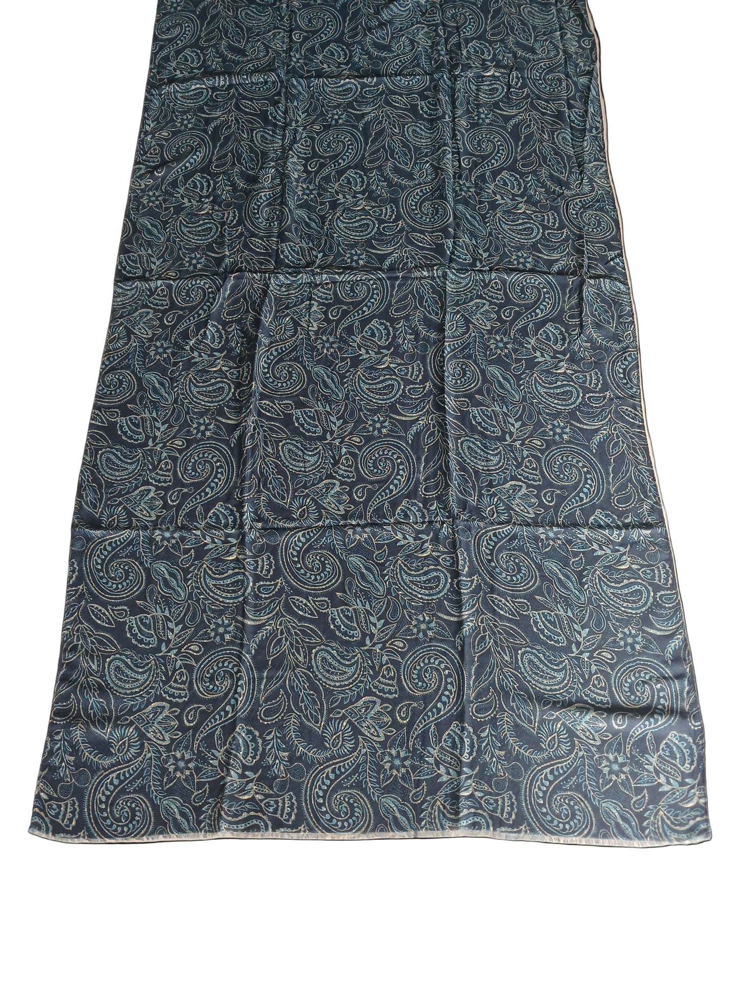 dark blue chambray lisa scarf