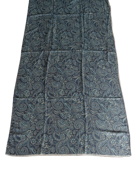 dark blue chambray lisa scarf