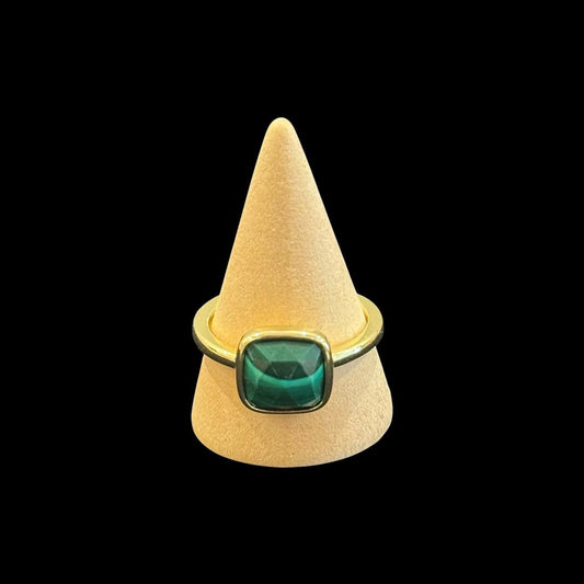 estones esr214 malachite ring