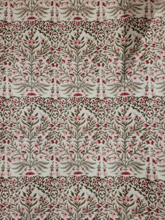 Br pink floral tablecloth 140cm*140cm