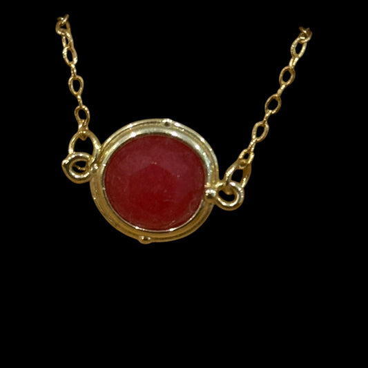 estones esc255 red beryl pendant