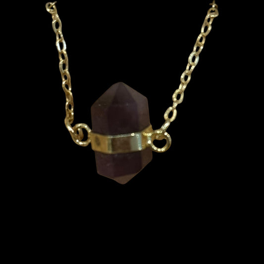 estones esc261 amethyst pendant