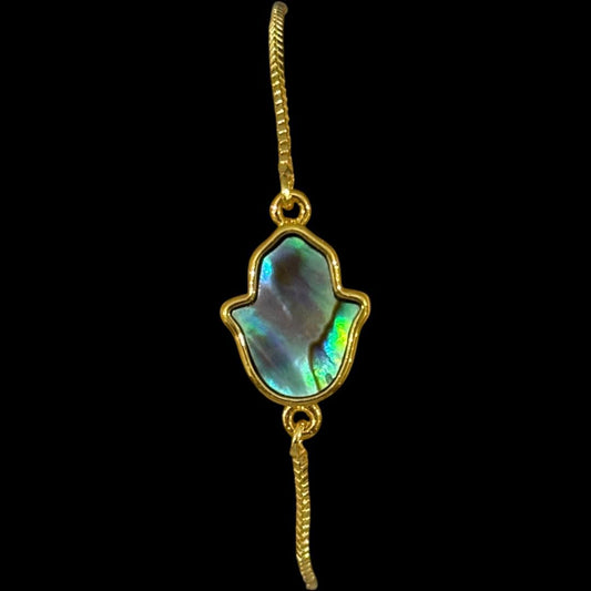 estones esb095 abalone shell bracelet