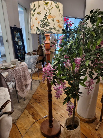 BR WOODEN FLOOR LAMP (WITHOUT SHADE)