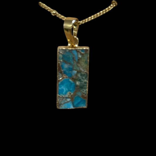 estones esc265 turquoise pendant