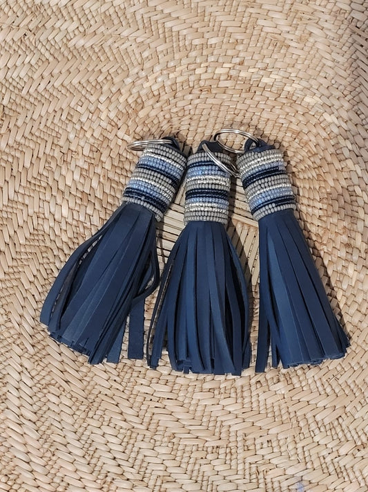BR BEADED TASSEL KEYRINGS