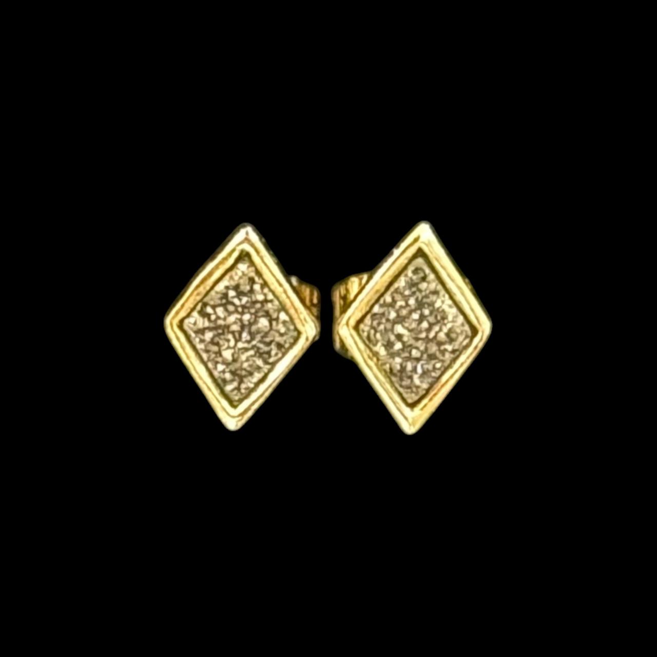 estones ese296 sugar druzy diamond earrings
