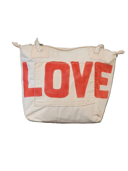VINTAGE WHITE LOVE DAILY BAG