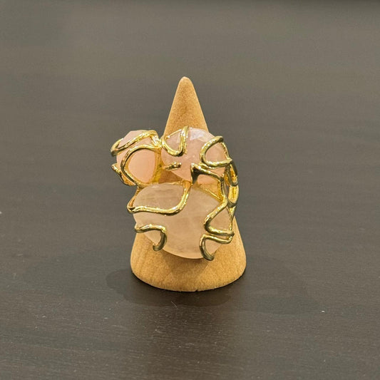 estones esr172 rose quartz ring