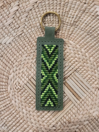 Beaded keyrings